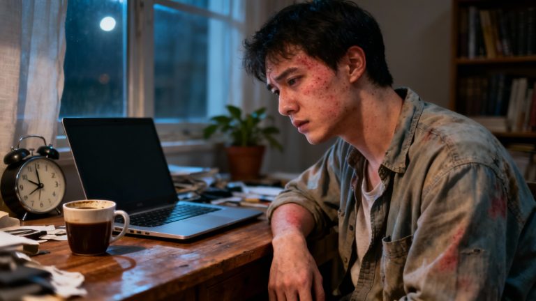 Maladies de peau dues au stress : causes et solutions