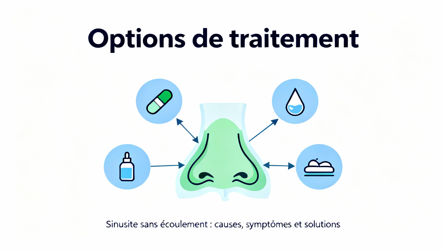 Sinusite sans écoulement : causes, symptômes et solutions 1 Options de traitement