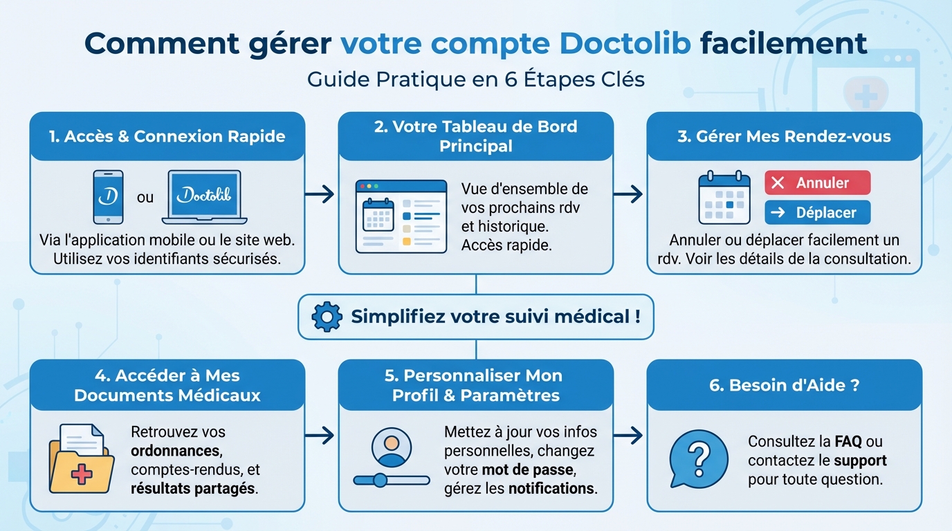 Gérer votre compte Doctolib