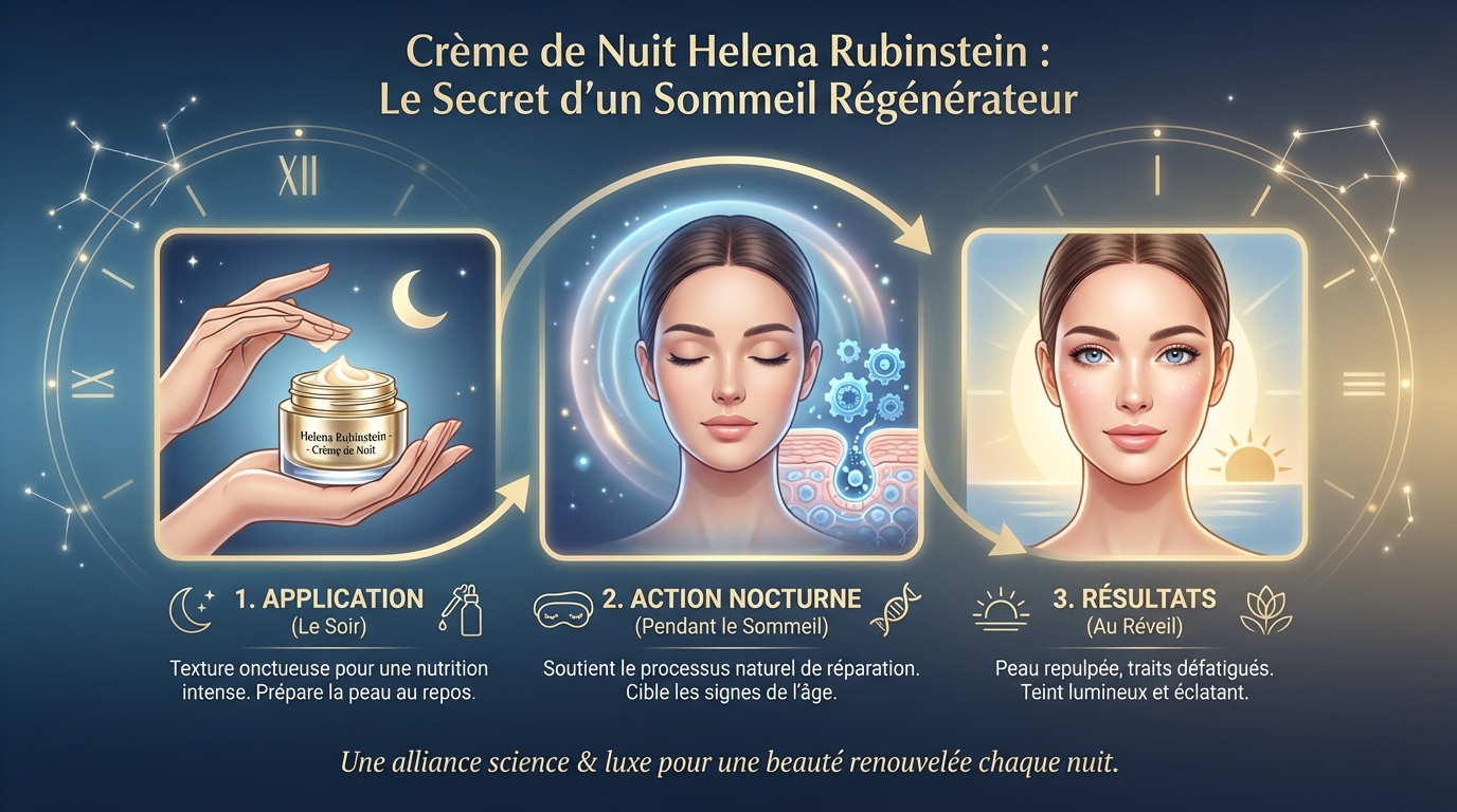 Les bienfaits de la crème de nuit