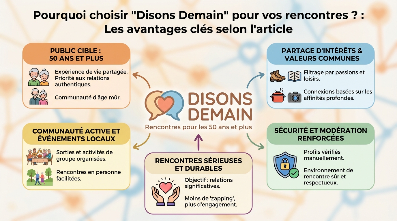 Pourquoi choisir disons demain pour vos rencontres ? 1 Avantages et inconvénients