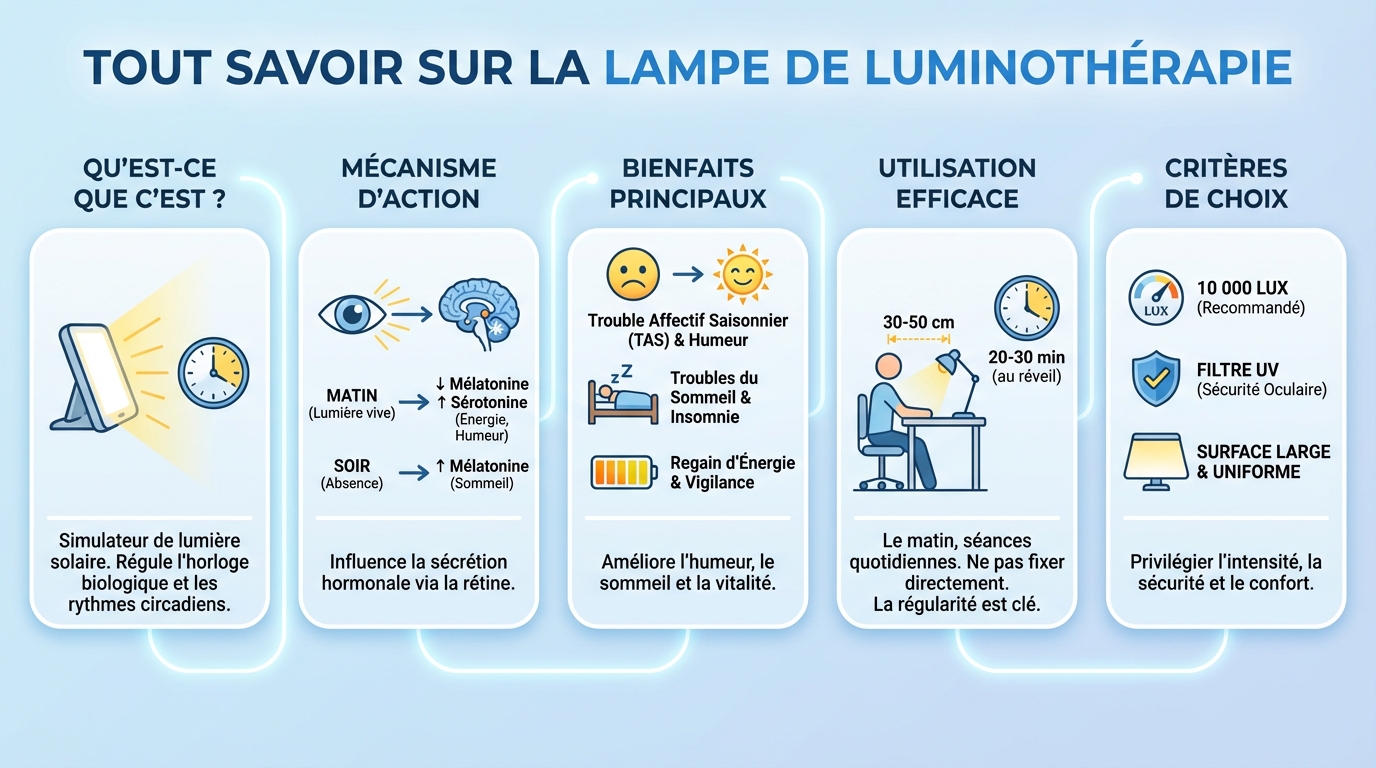 Les bienfaits de la luminothérapie