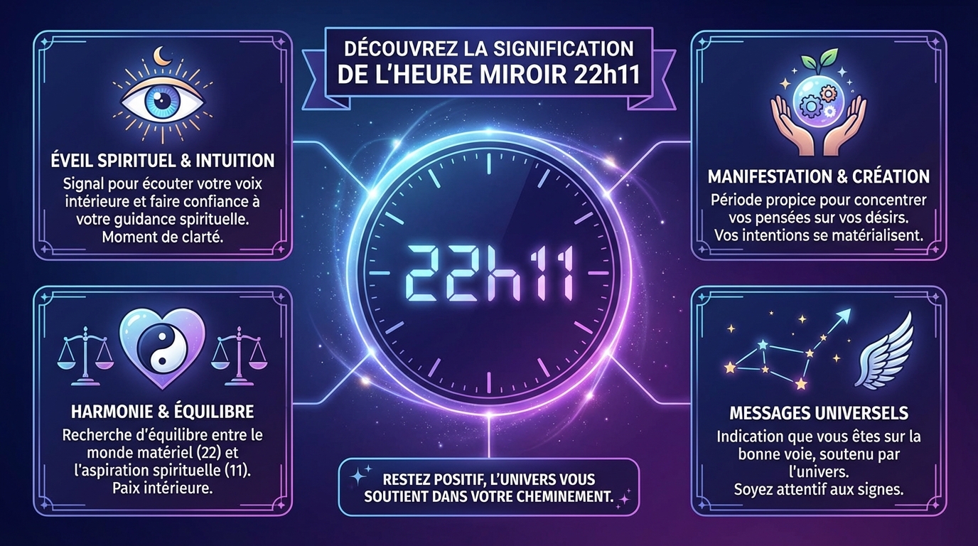Signification spirituelle de 22h11