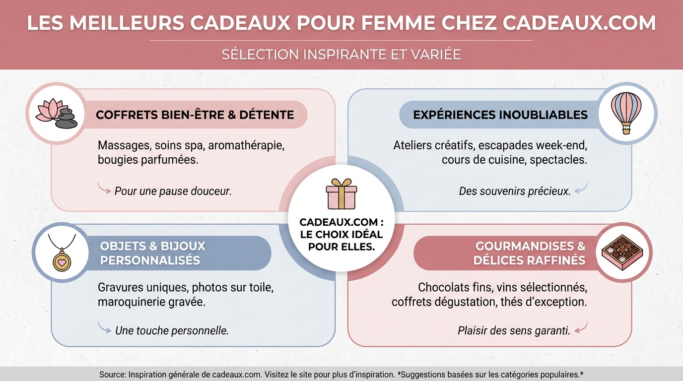 Idées de cadeaux originales pour femme