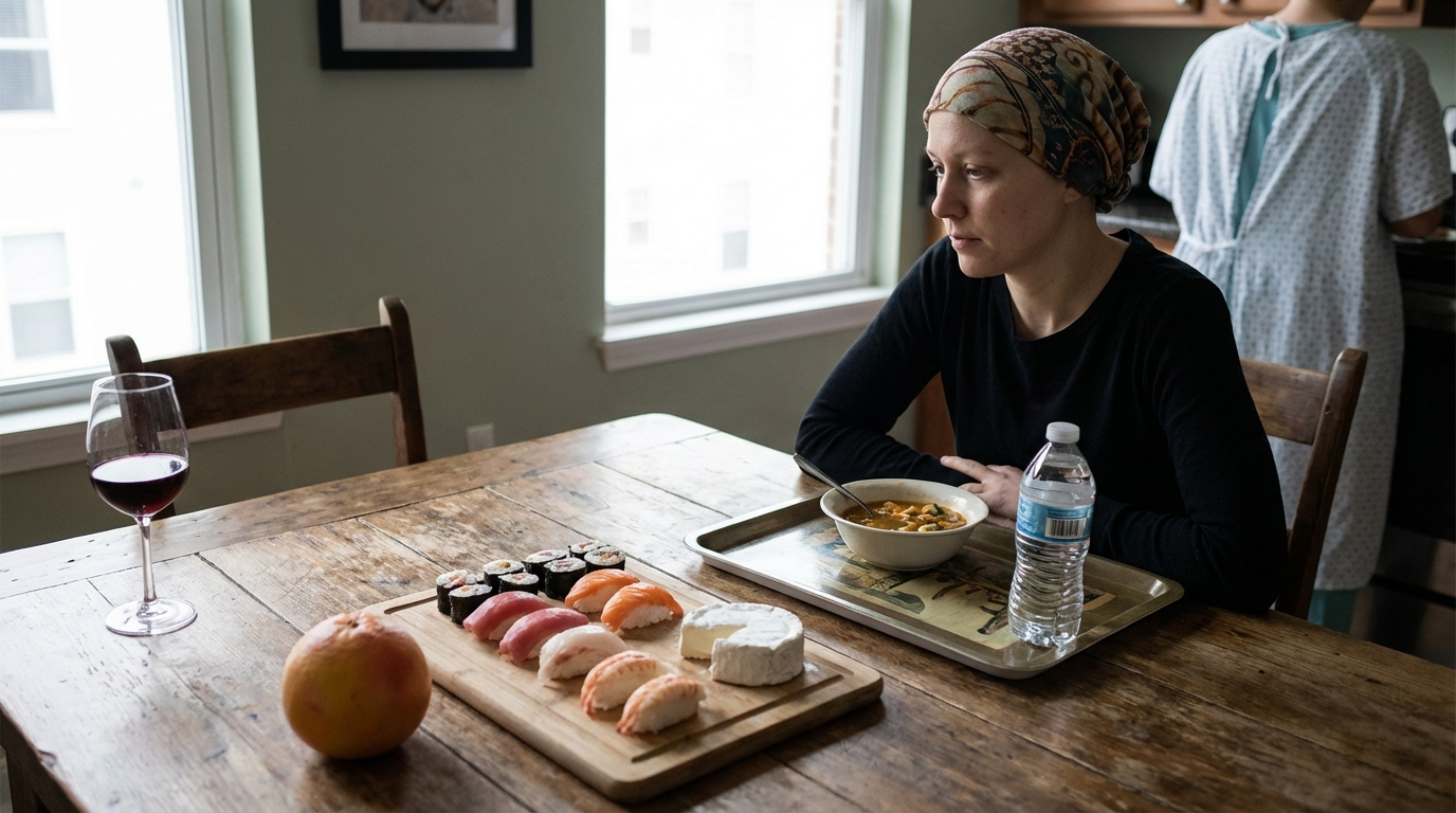 Aliments interdits pendant la chimio : ce qu'il faut éviter