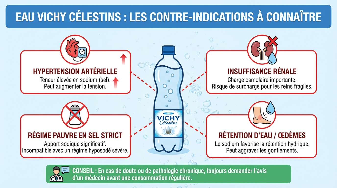 Eau vichy célestins : les contre-indications à connaître 1 Les bienfaits de l'eau Vichy Célestins