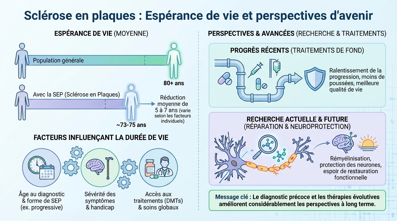 Sclérose en plaques : espérance de vie et perspectives 1 Facteurs influençant l'espérance de vie