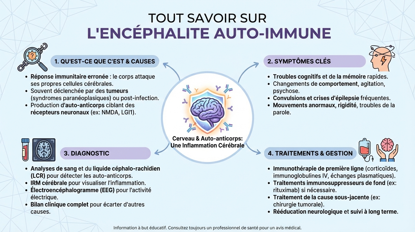 Tout savoir sur l'encéphalite auto-immune 1 Causes et facteurs de risque