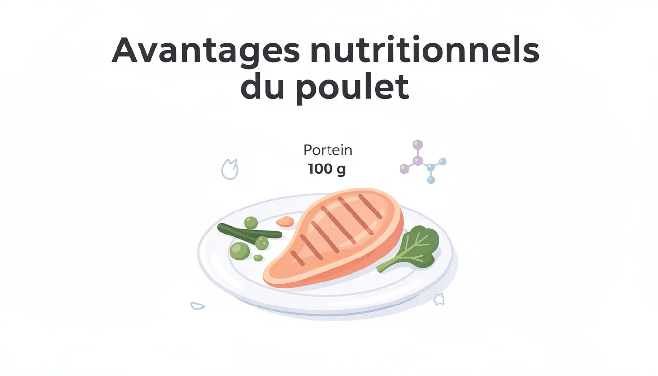 100 g de poulet : quelle quantité de protéines contient-il ? 1 Avantages nutritionnels du poulet