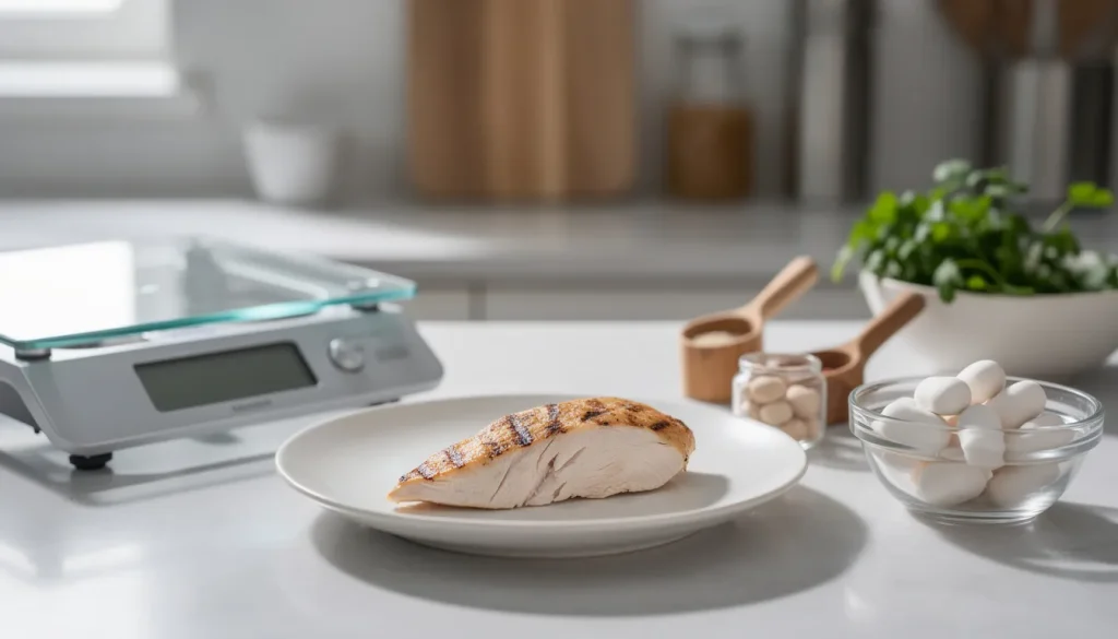 100 g de poulet : quelle quantité de protéines contient-il ?