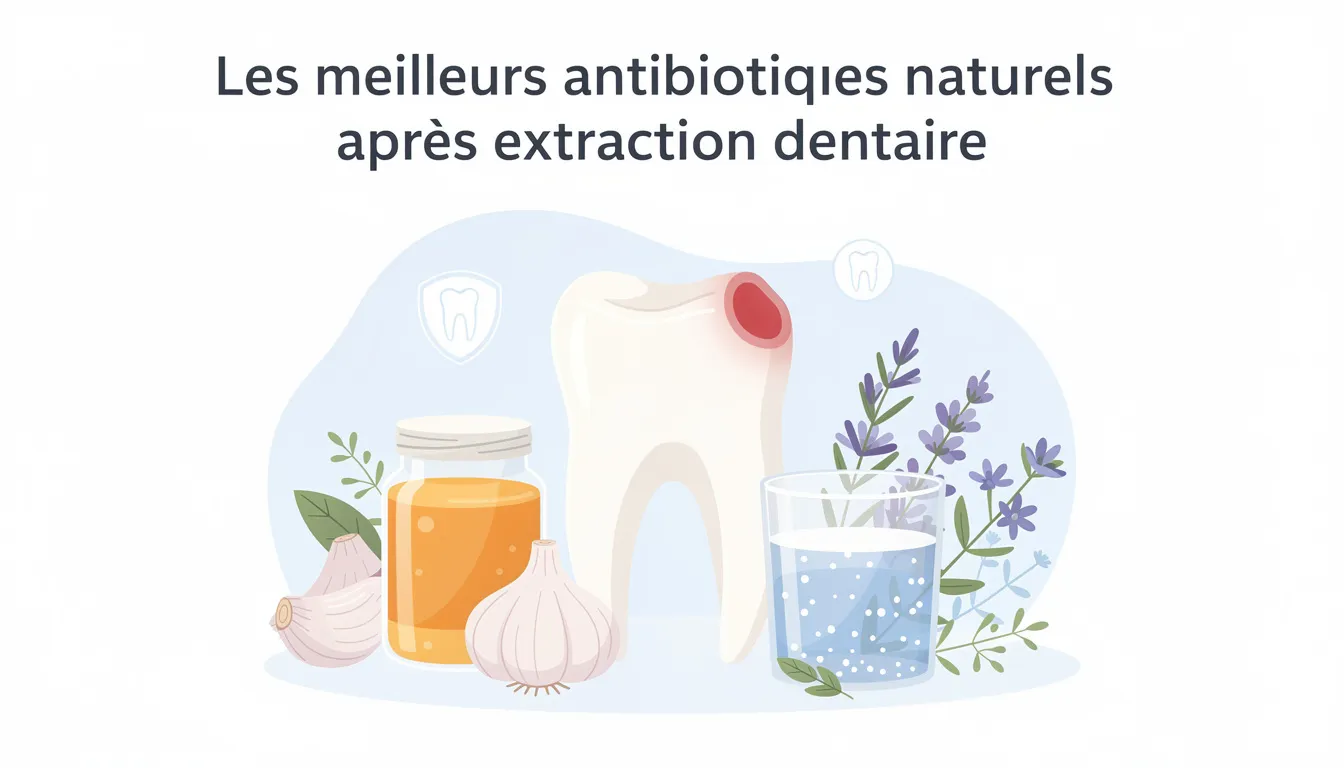 Les meilleurs antibiotiques naturels après extraction dentaire