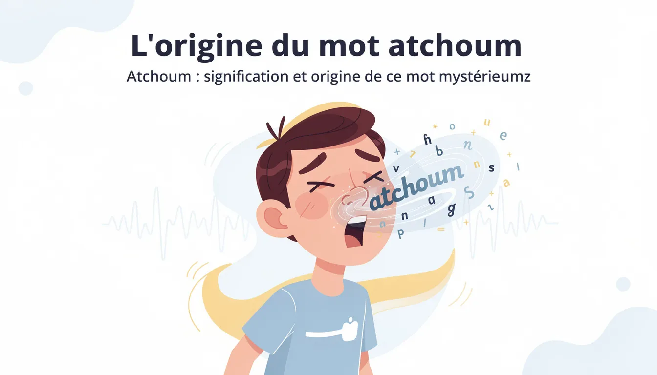 L'origine du mot atchoum