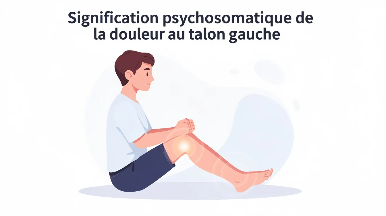 Signification psychosomatique de la douleur au talon gauche