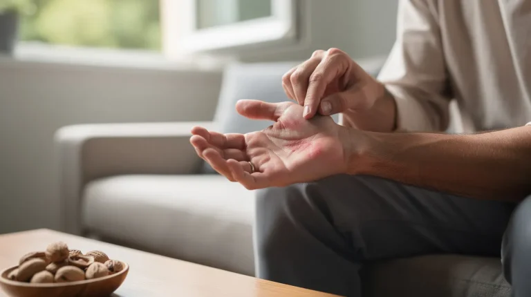 Home 2 Main droite qui gratte : signification et causes à connaître