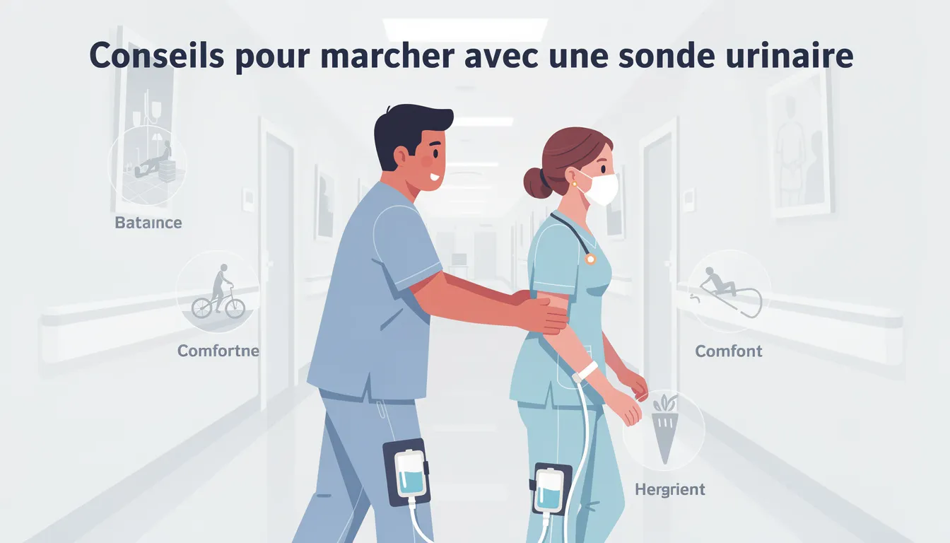Peut-on marcher avec une sonde urinaire ? conseils pratiques 1 Conseils pour marcher avec une sonde urinaire
