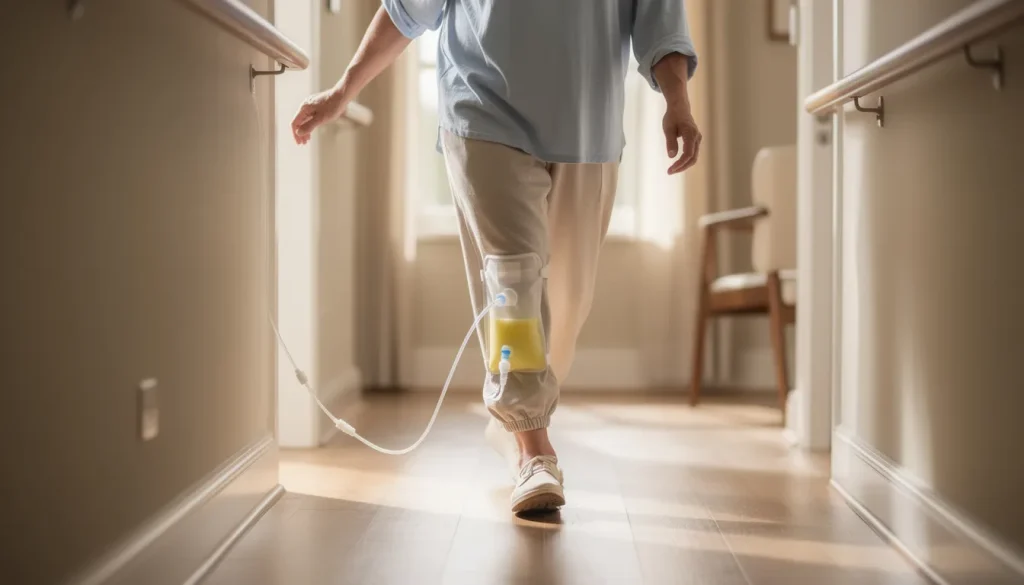 Peut-on marcher avec une sonde urinaire ? conseils pratiques